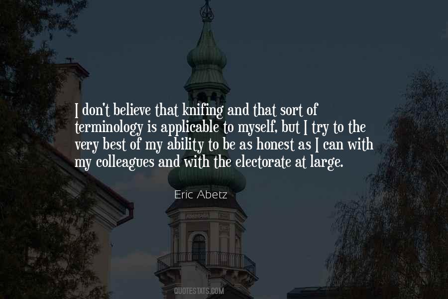 Eric Abetz Quotes #270348