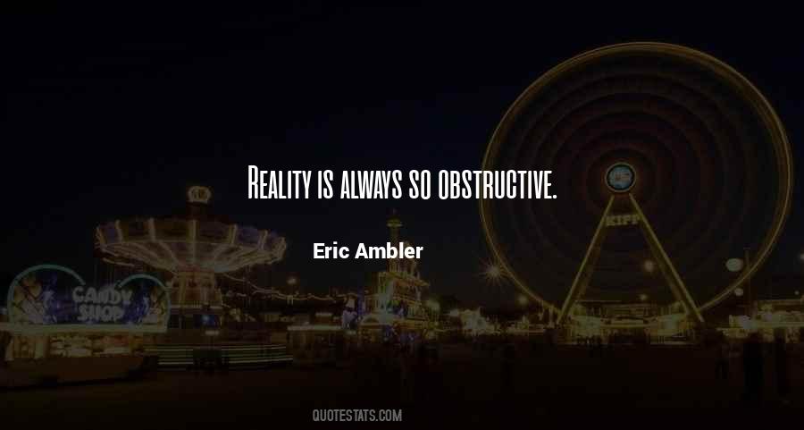 Eric Ambler Quotes #1859786