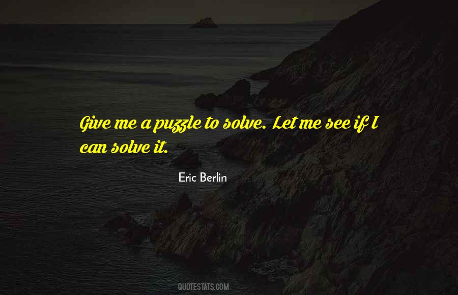 Eric Berlin Quotes #28360