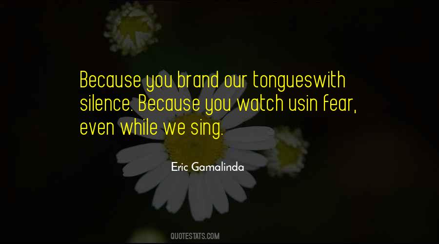 Eric Gamalinda Quotes #1333278