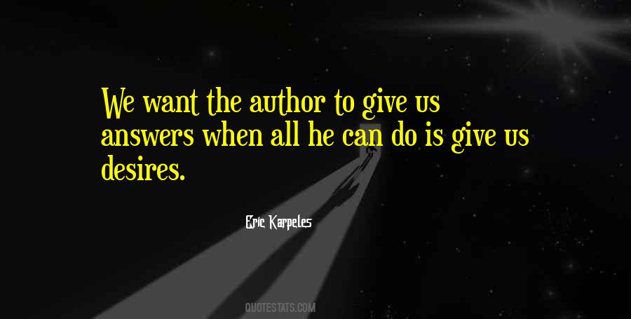 Eric Karpeles Quotes #615251
