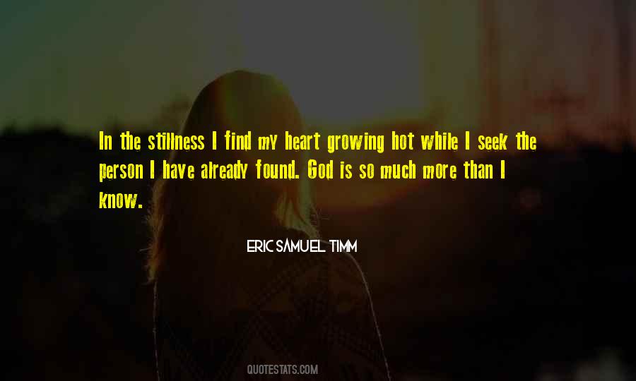 Eric Samuel Timm Quotes #566783