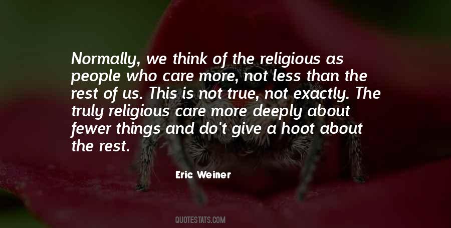 Eric Weiner Quotes #1136043