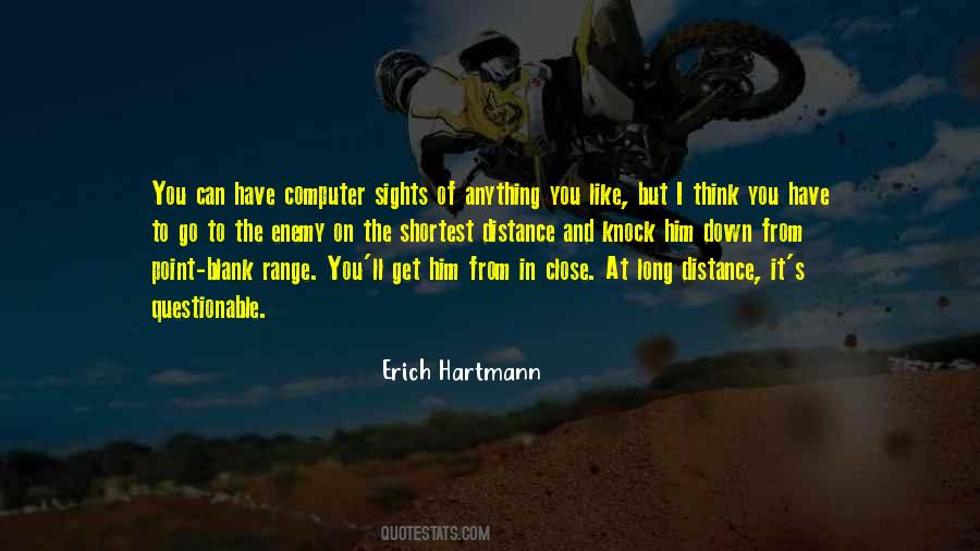 Erich Hartmann Quotes #1170677