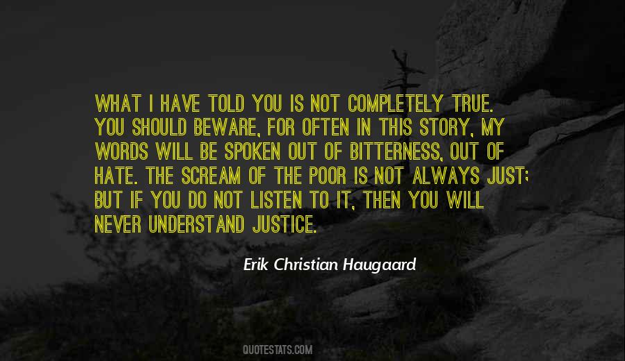 Erik Christian Haugaard Quotes #637824