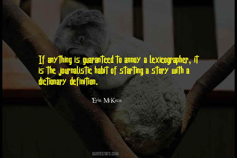 Erin McKean Quotes #270900