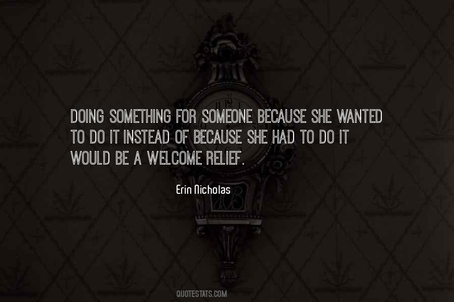 Erin Nicholas Quotes #1337686