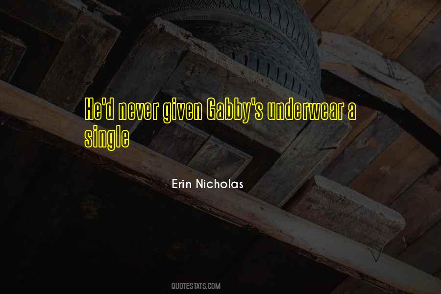 Erin Nicholas Quotes #595325