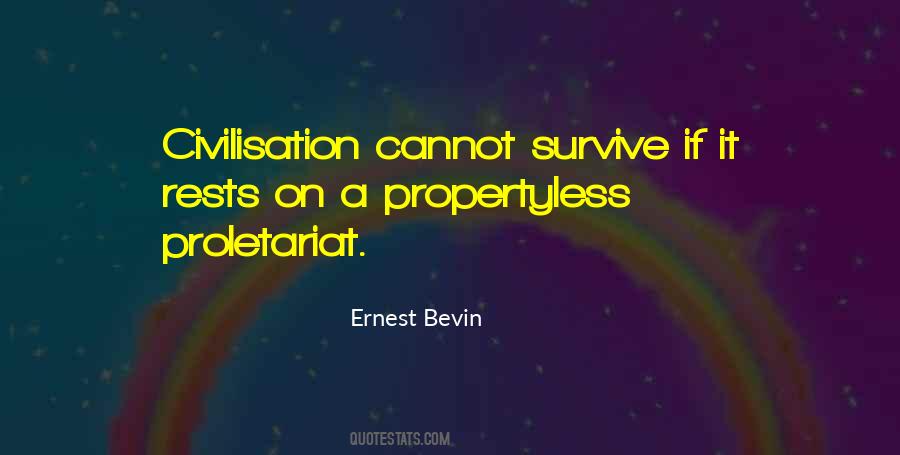 Ernest Bevin Quotes #838513