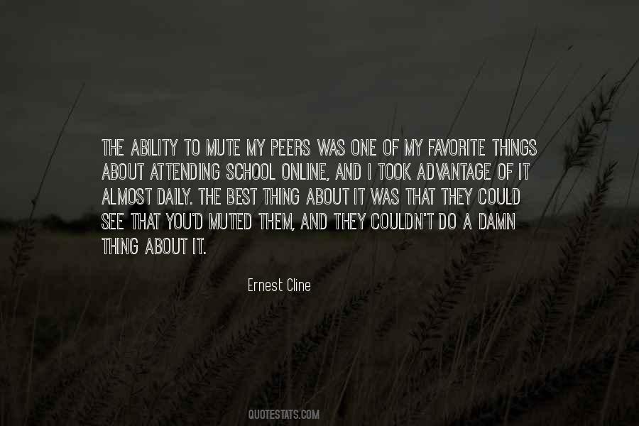 Ernest Cline Quotes #461069