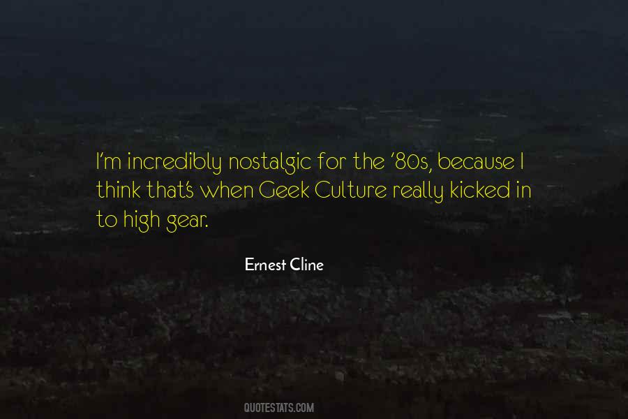 Ernest Cline Quotes #892242
