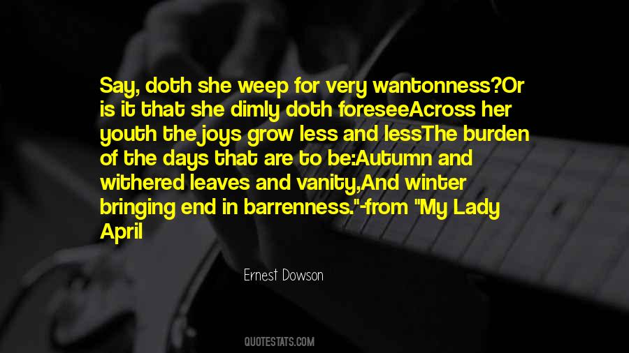 Ernest Dowson Quotes #977355