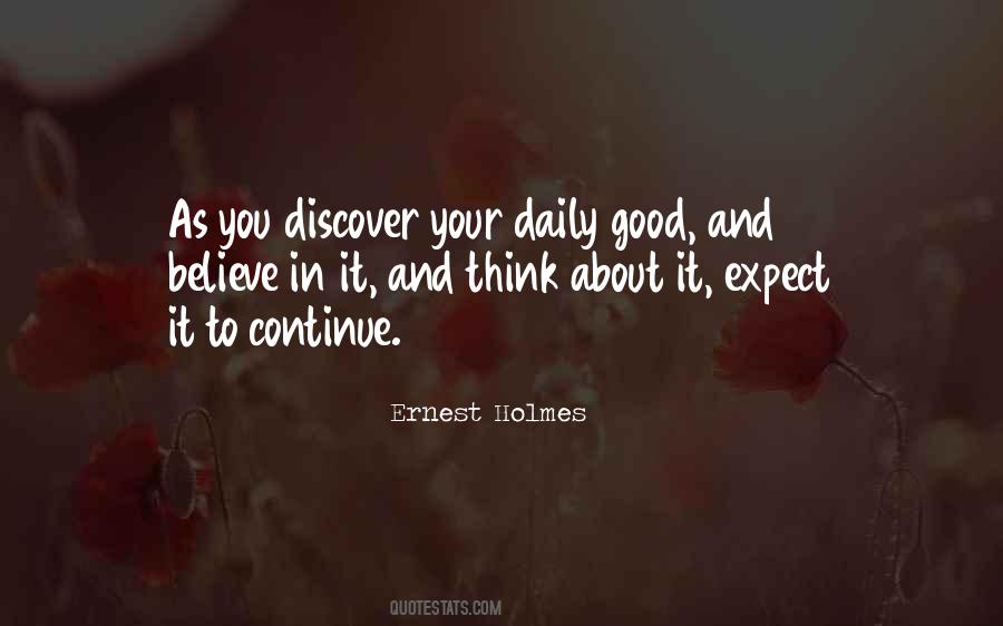 Ernest Holmes Quotes #705571