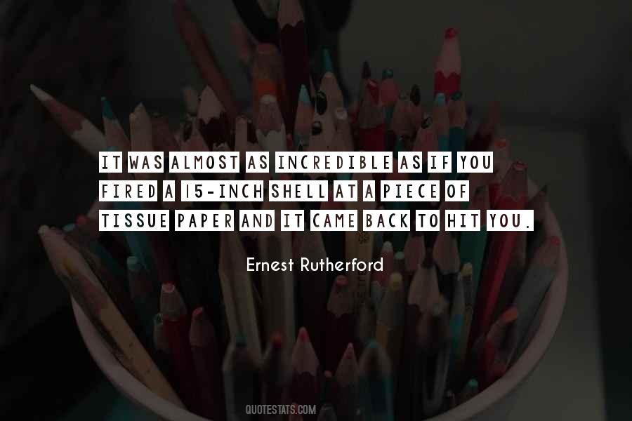 Ernest Rutherford Quotes #127503