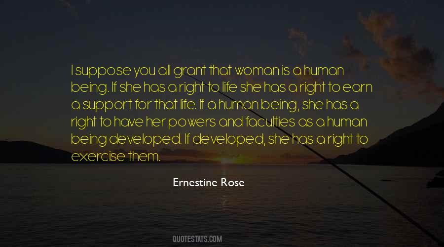 Ernestine Rose Quotes #1513339