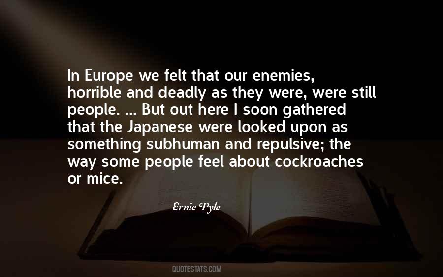 Ernie Pyle Quotes #679629