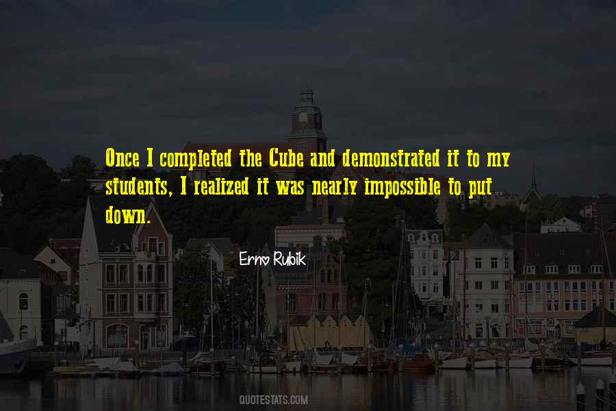 Erno Rubik Quotes #864021