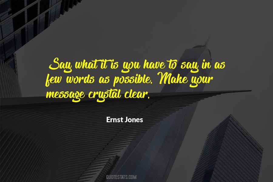 Ernst Jones Quotes #77607