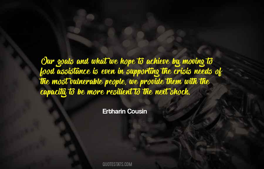 Ertharin Cousin Quotes #1841316