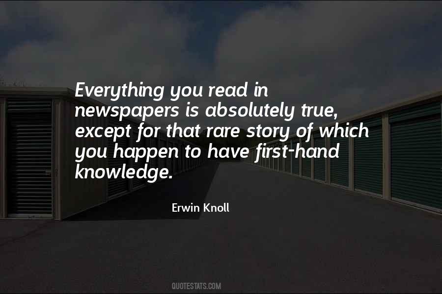 Erwin Knoll Quotes #563851