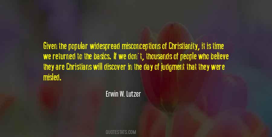 Erwin W. Lutzer Quotes #1613413