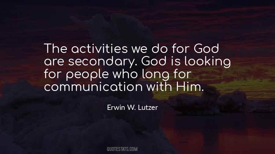 Erwin W. Lutzer Quotes #1683176