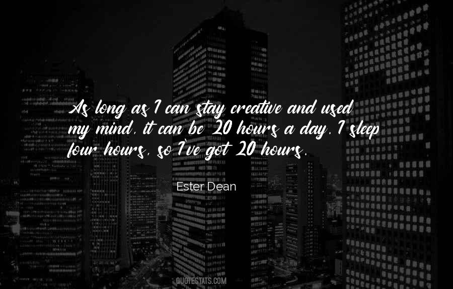 Ester Dean Quotes #1381063