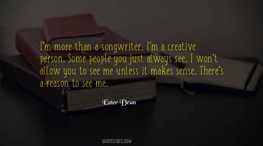 Ester Dean Quotes #862614