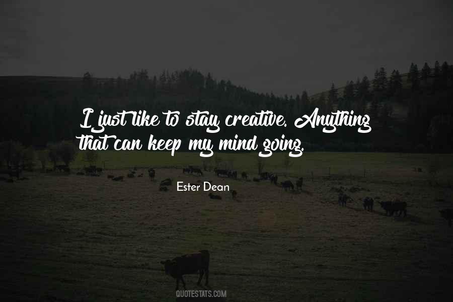 Ester Dean Quotes #99719