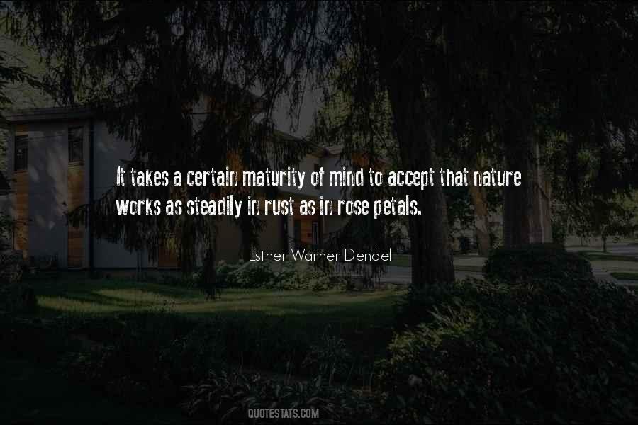 Esther Warner Dendel Quotes #865125