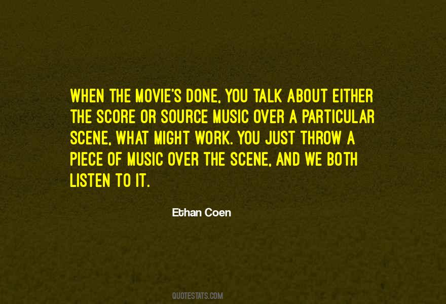 Ethan Coen Quotes #1600395