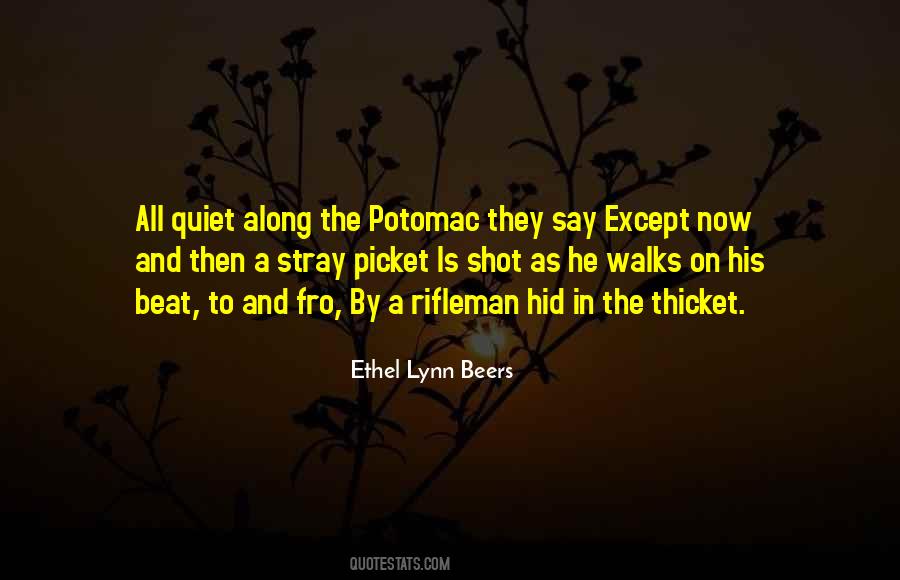 Ethel Lynn Beers Quotes #1015250