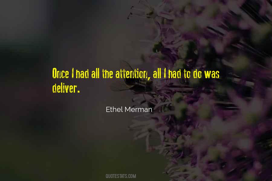 Ethel Merman Quotes #1593877