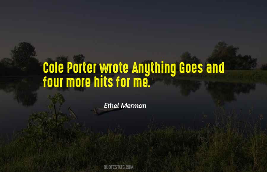 Ethel Merman Quotes #1703189