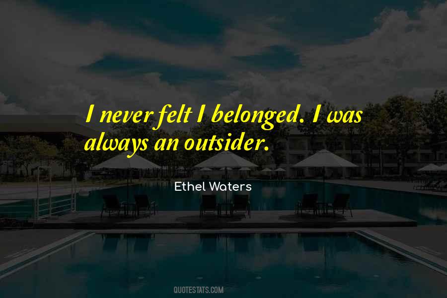 Ethel Waters Quotes #1768084