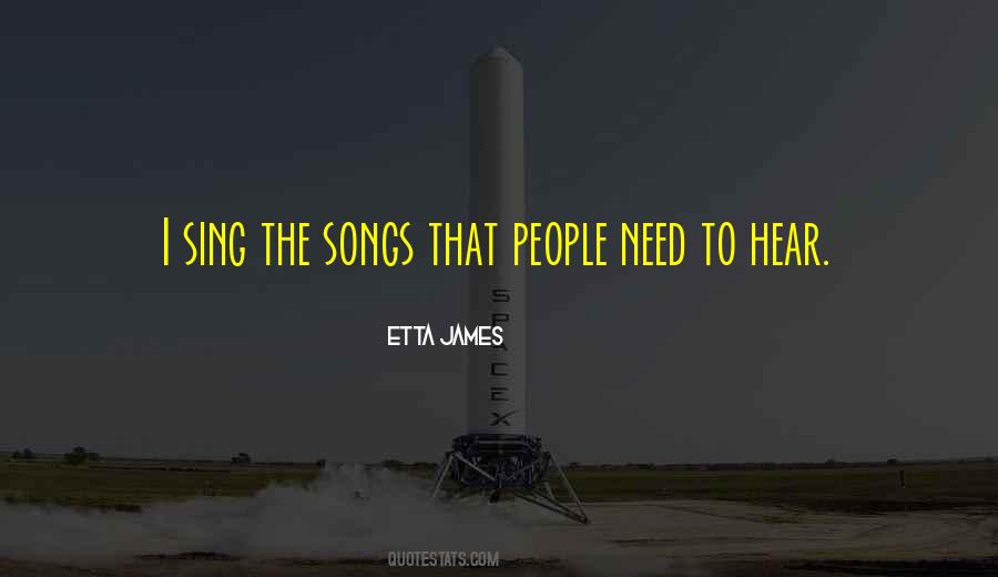 Etta James Quotes #189391