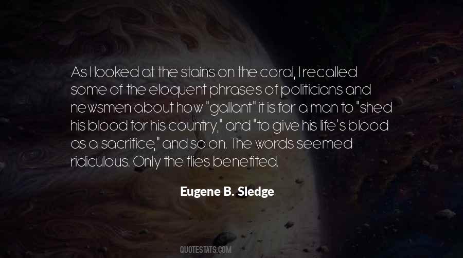 Eugene B. Sledge Quotes #139544