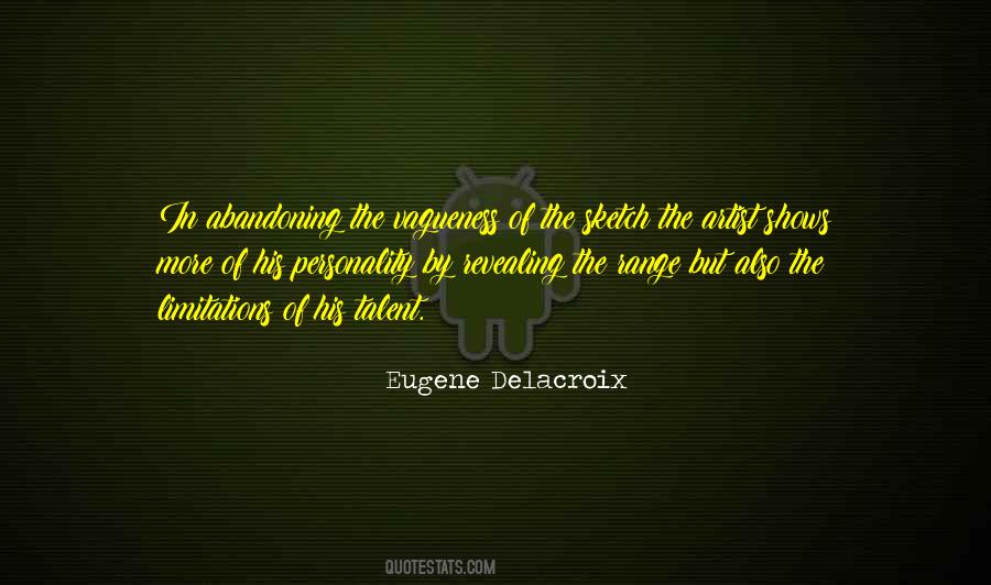 Eugene Delacroix Quotes #1790185