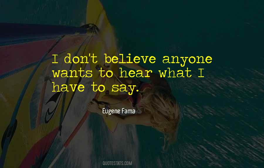 Eugene Fama Quotes #302930
