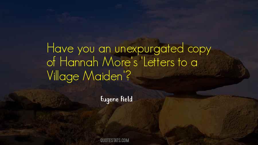 Eugene Field Quotes #1416189
