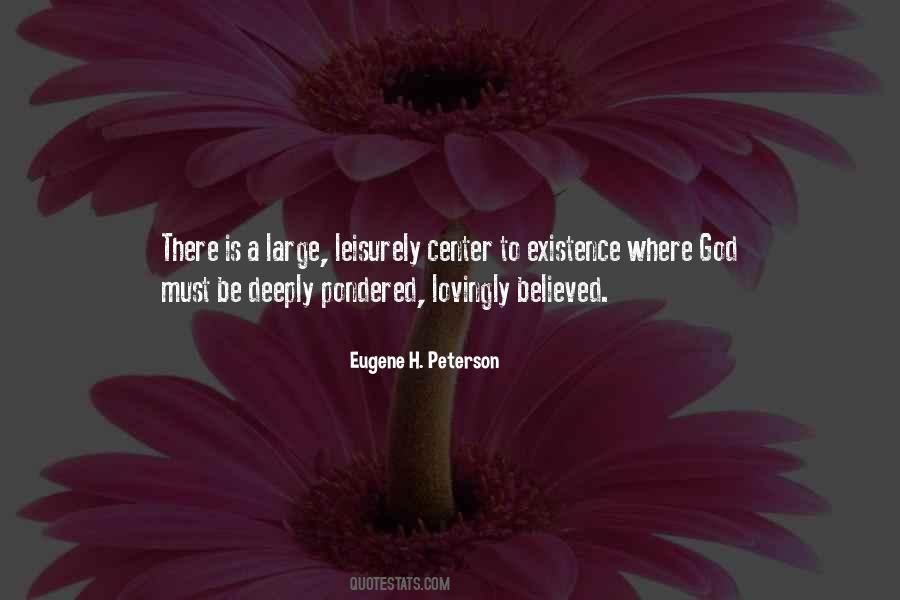 Eugene H. Peterson Quotes #1683662