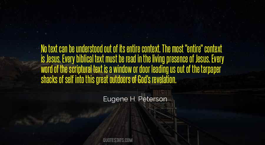 Eugene H. Peterson Quotes #1697265