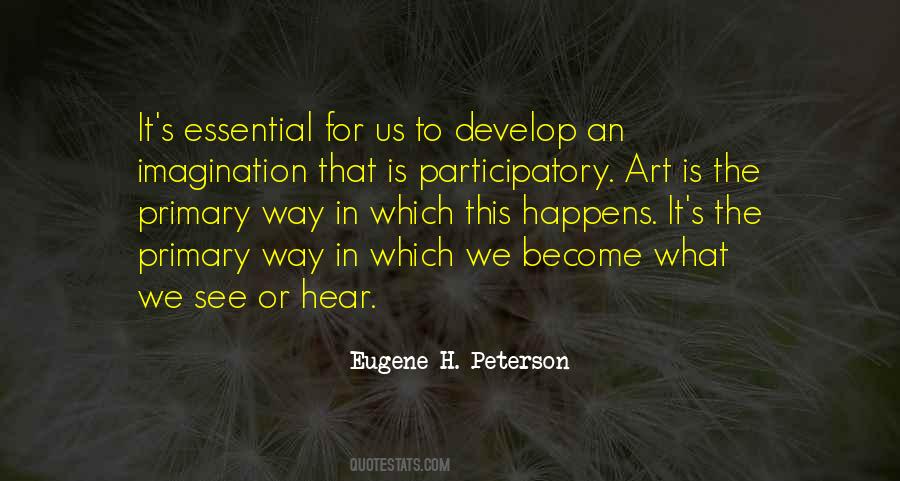 Eugene H. Peterson Quotes #804201