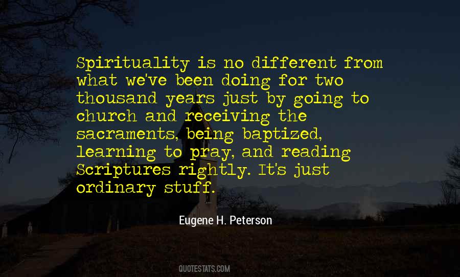 Eugene H. Peterson Quotes #888105