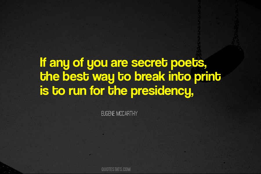 Eugene McCarthy Quotes #1138114