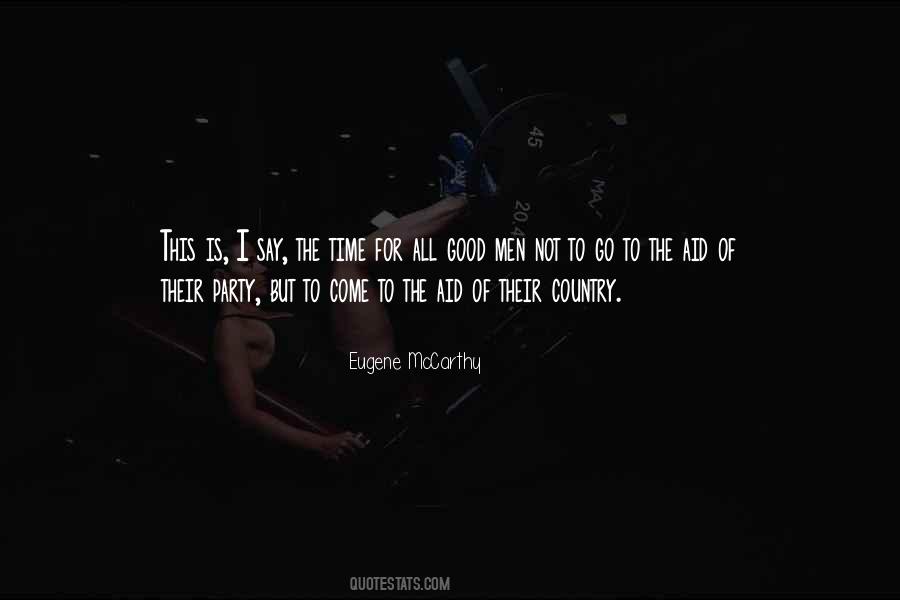 Eugene McCarthy Quotes #1438905
