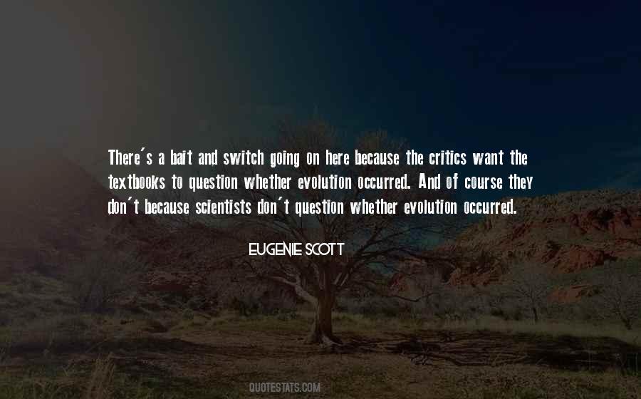 Eugenie Scott Quotes #99148