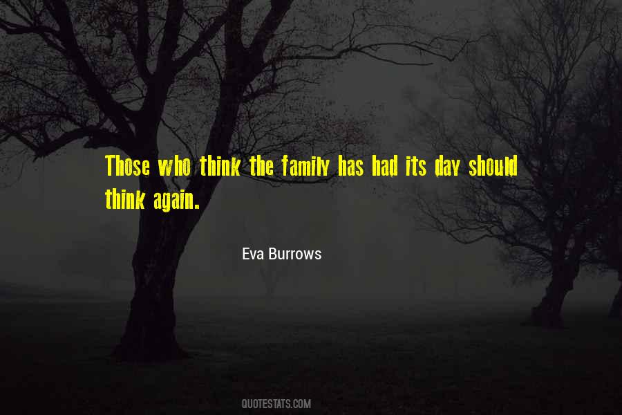 Eva Burrows Quotes #1065268