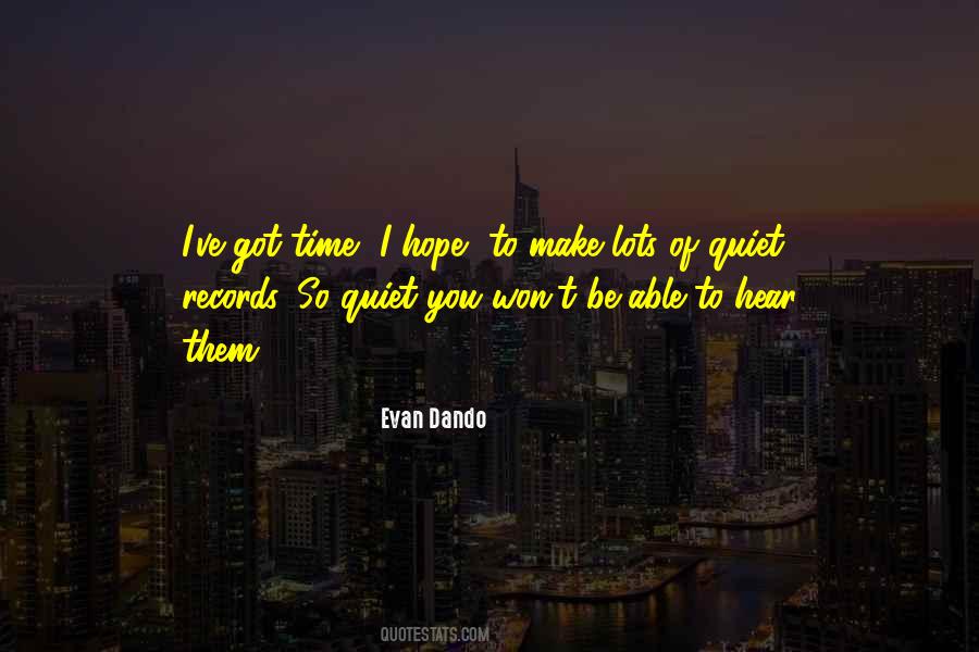 Evan Dando Quotes #548704
