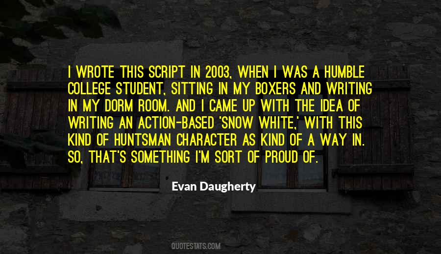 Evan Daugherty Quotes #476690